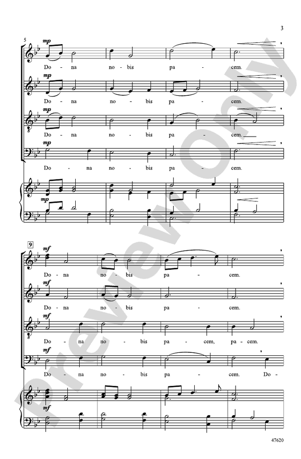 Grant Us Peace – SATB divisi, a cappella Choral Octavo (Digital Download)