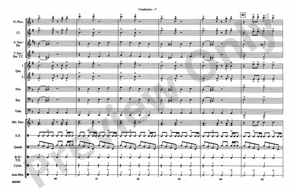 Paint It Black (Arr. Mike Story) – Marching Band Conductor Score & Parts (Digital Download)