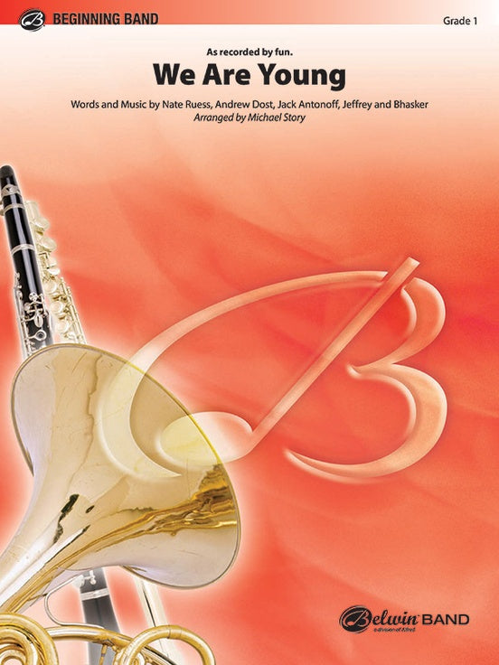 We Are Young - Concert Band Conductor Score & Parts (Digital Download)