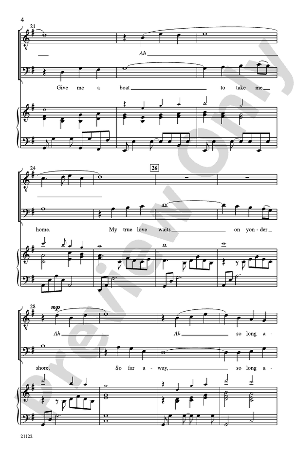 Cross the Wide Missouri - TBB Choral Octavo (Digital Download)