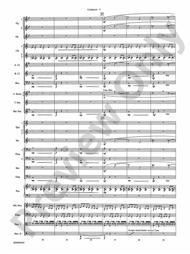 The Star of Dreams - Concert Band Conductor Score & Parts (Digital Download)