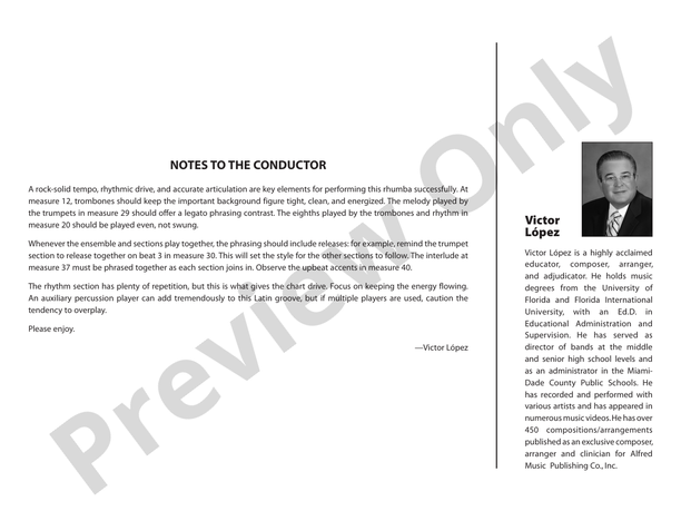 La Negra Tiene Tumbao - Jazz Ensemble Conductor Score & Parts (Digital Download)