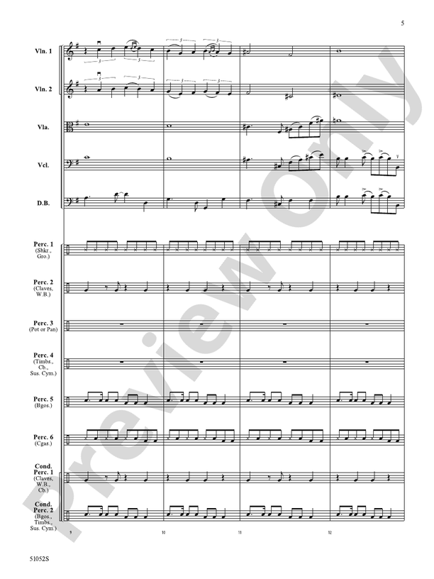 Prelude and Fiesta – String Orchestra Conductor Score & Parts (Digital Download)