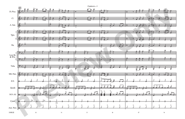 Ramblin' Man – Marching Band Conductor Score & Parts (Digital Download)