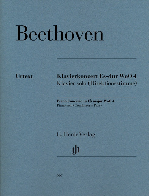Piano Concerto WoO 4 Piano Solo