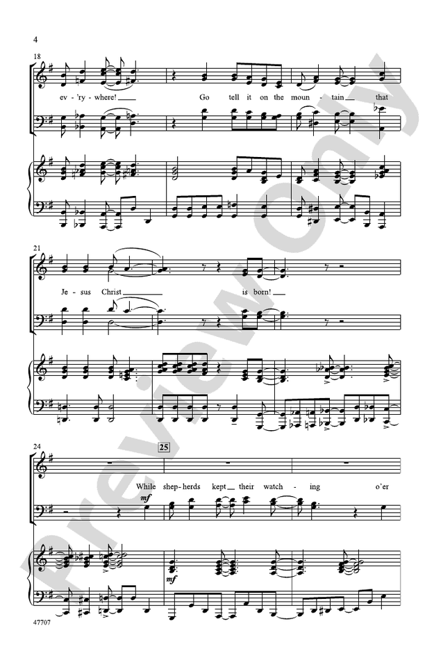 Go Tell It! – SATB Choral Octavo (Digital Download)