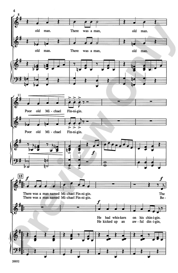 Michael Finnigin – 2-Part Choral Octavo (Digital Download)