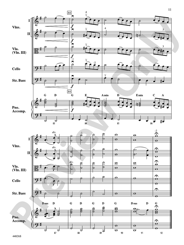 Christmas Cello-bration - String Orchestra Conductor Score & Parts (Digital Download)