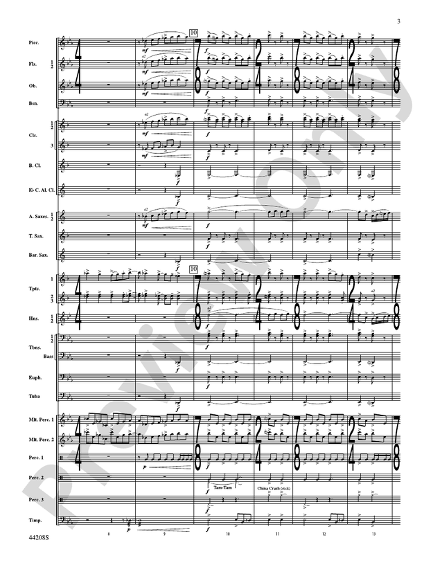 Undecim - Concert Band Conductor Score & Parts (Digital Download)