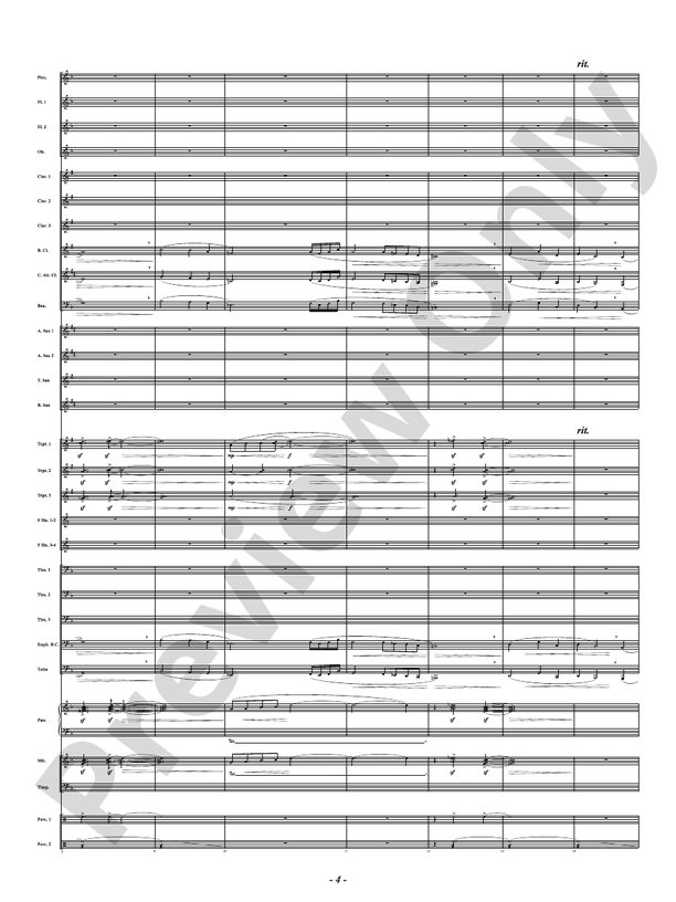 Mutations - Concert Band Conductor Score & Parts (Digital Download)