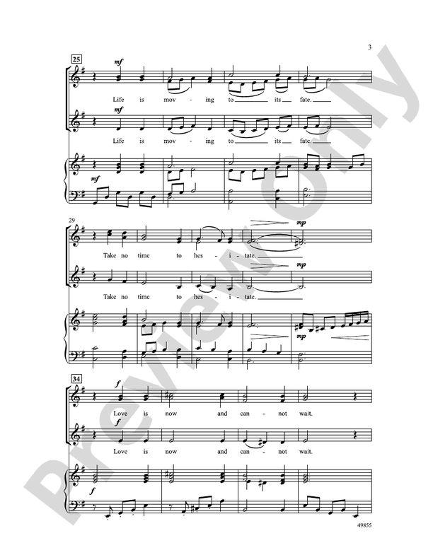 Cantimus de Amore - SSA Choral Octavo (Digital Download)