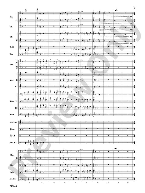 Salute to the Cinema – Full Orchestra Conductor Score & Parts (Digital Download)