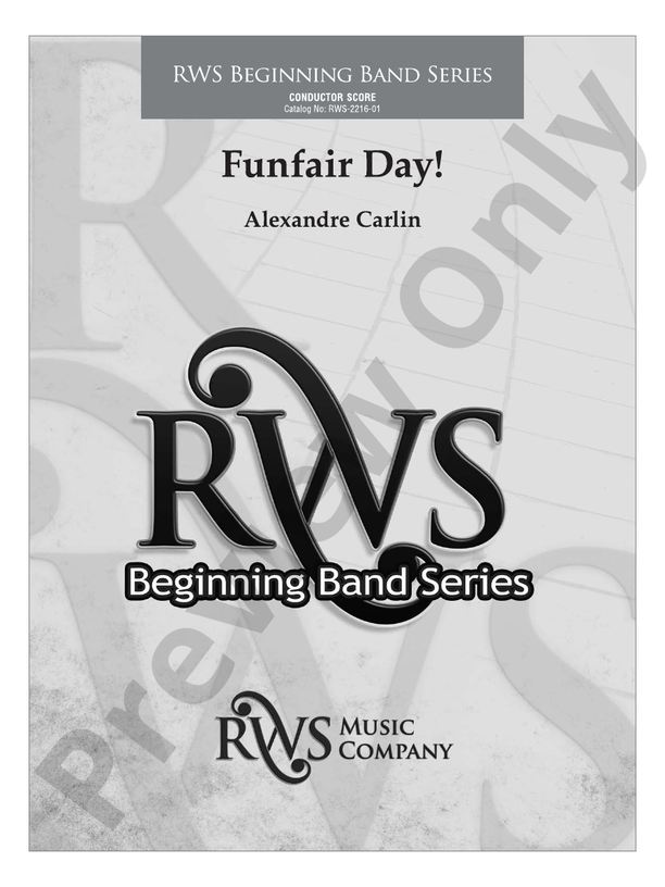 Funfair Day! - Concert Band Conductor Score & Parts (Digital Download)