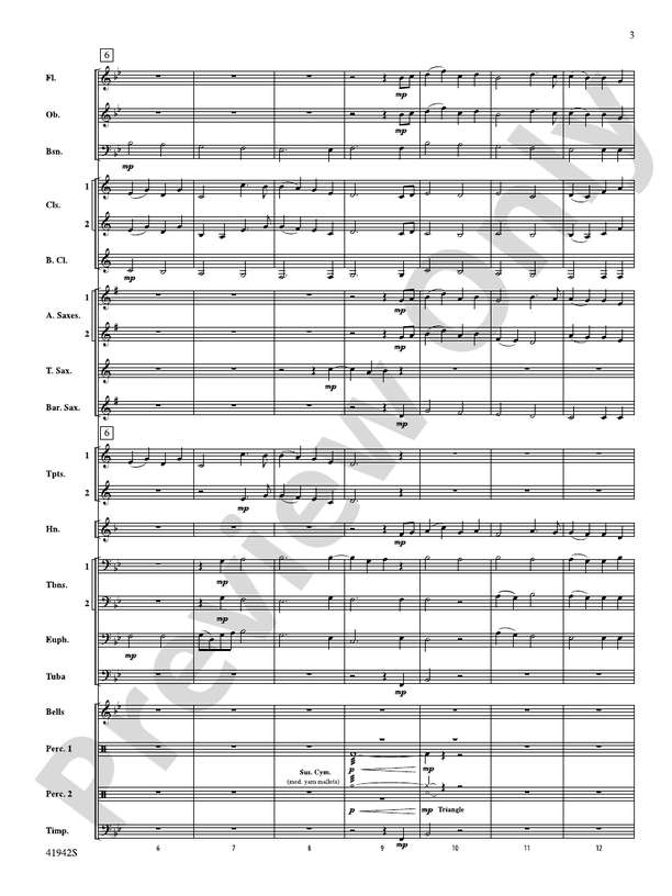 In Solitude - Concert Band Conductor Score & Parts (Digital Download)