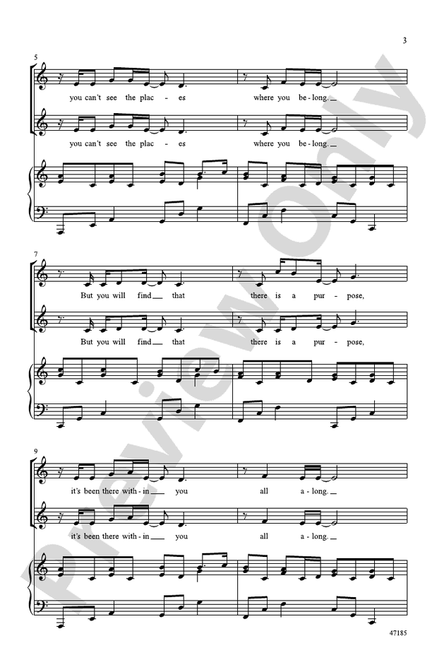 Glorious – 2-Part / SSA Choral Octavo (Digital Download)