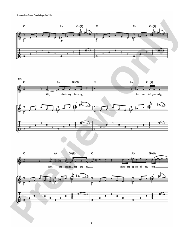 I'm Gonna Crawl - Guitar TAB (Digital Download)