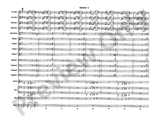 Green Onions - Jazz Ensemble Conductor Score & Parts (Digital Download)