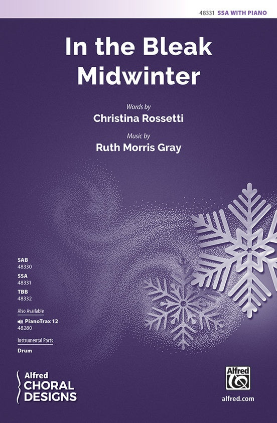 In the Bleak Midwinter - Arr. Ruth Morris Gray – SSA Choral Octavo (Digital Download)