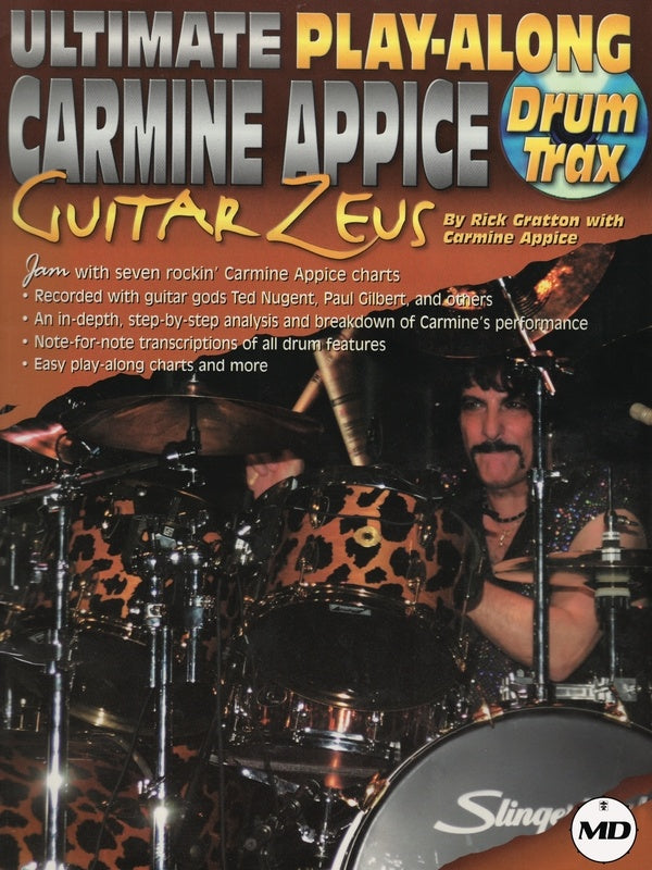 Ultimate Playalong Carmine Appice Drum Trax - Book/DVD Modern Drummer 362592