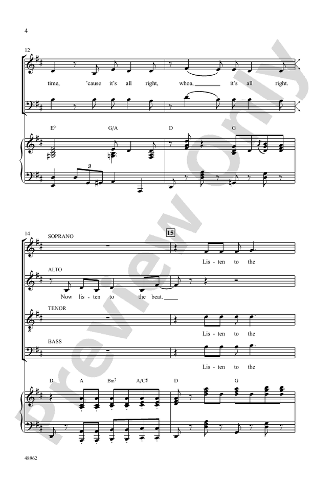 It's All Right – SATB Choral Octavo (Digital Download)