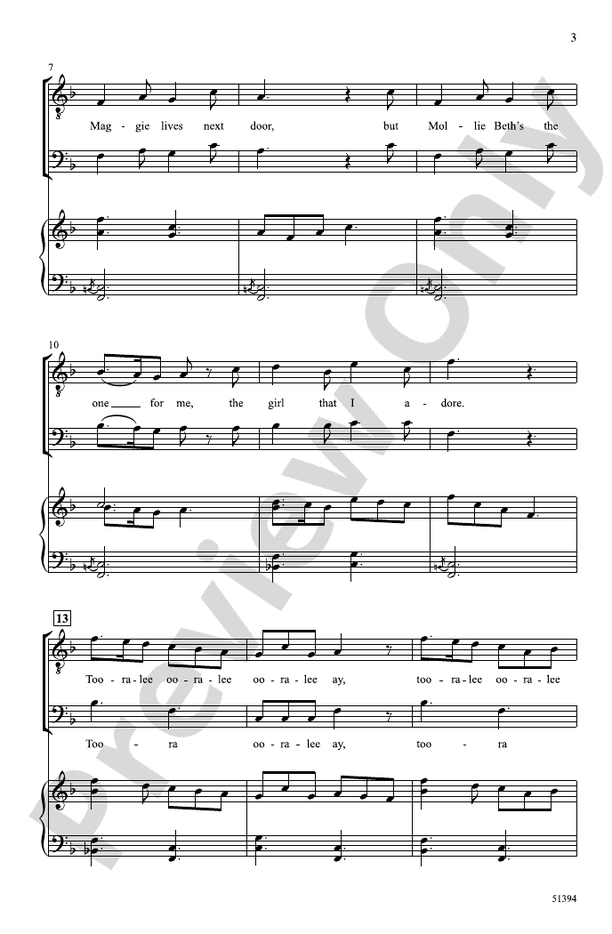 Mollie Beth - TB Choral Octavo (Digital Download)