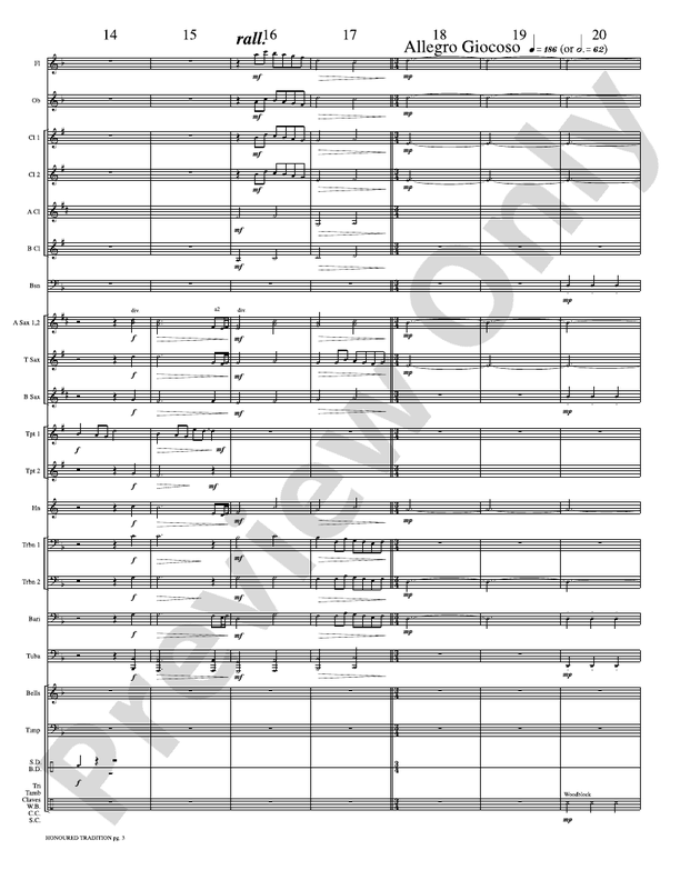 Hooked on Holidays - Concert Band Conductor Score & Parts (Digital Download)