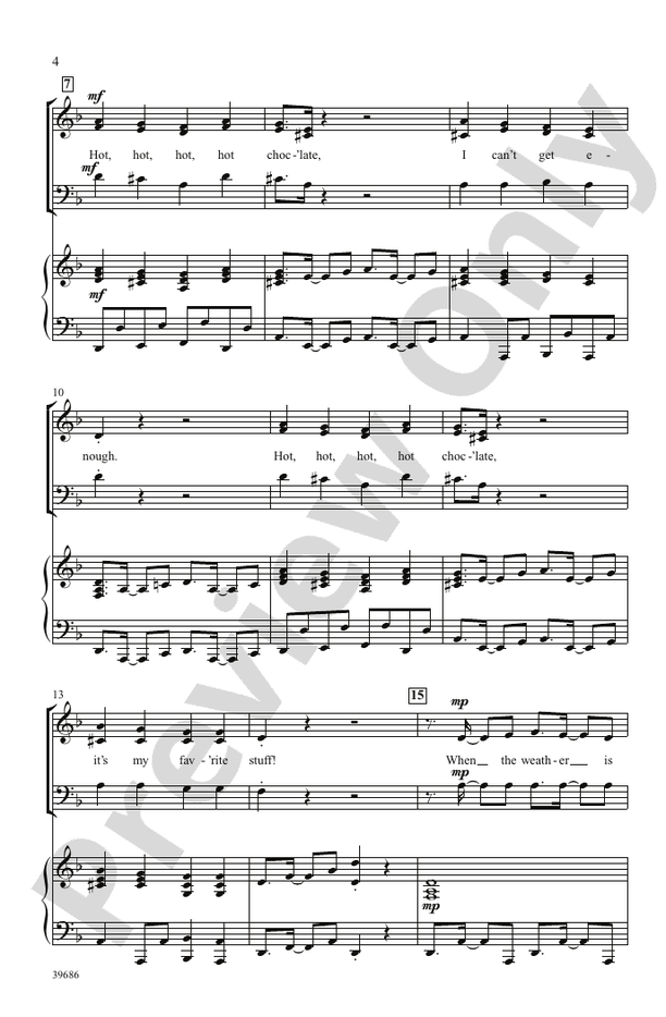 Hot Chocolate! – 3-Part Mixed Choral Octavo (Digital Download)