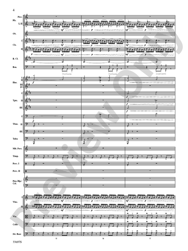 Harry Potter and the Half-Blood Prince, Concert Suite from – Full Orchestra Conductor Score & Parts (Digital Download)