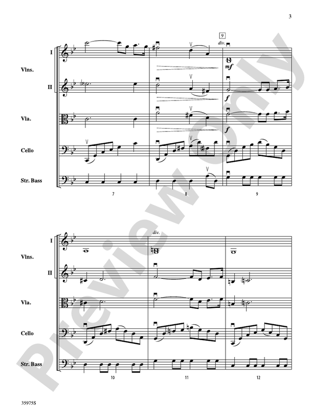 Quiétude – String Orchestra Conductor Score & Parts (Digital Download)