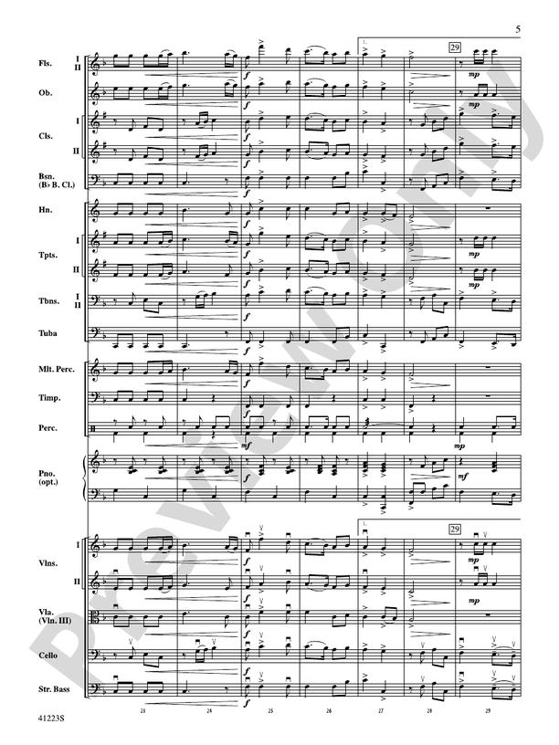 Joyful Holidays – Full Orchestra Conductor Score & Parts (Digital Download)