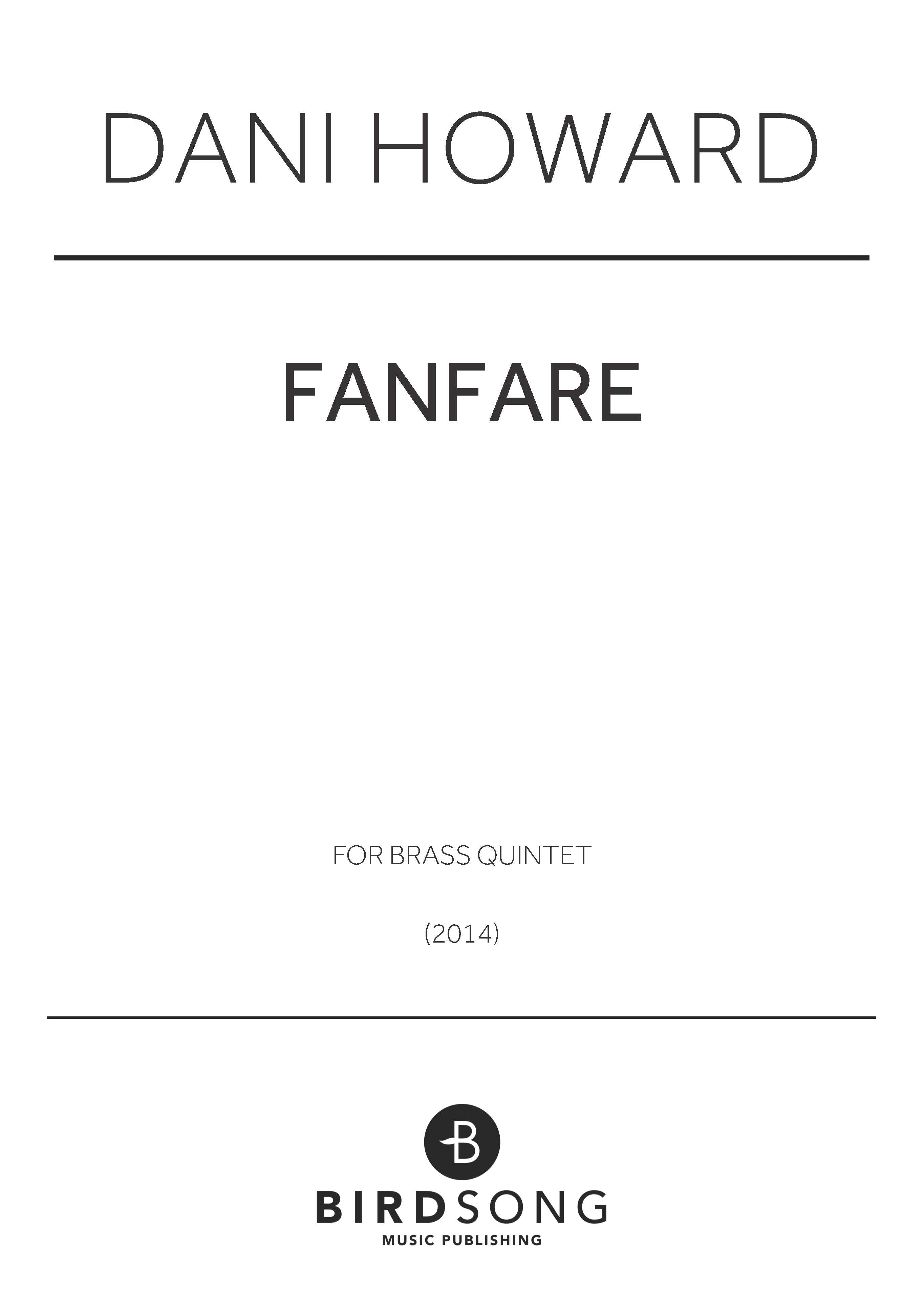Fanfare - Brass Quintet (Digital Download)