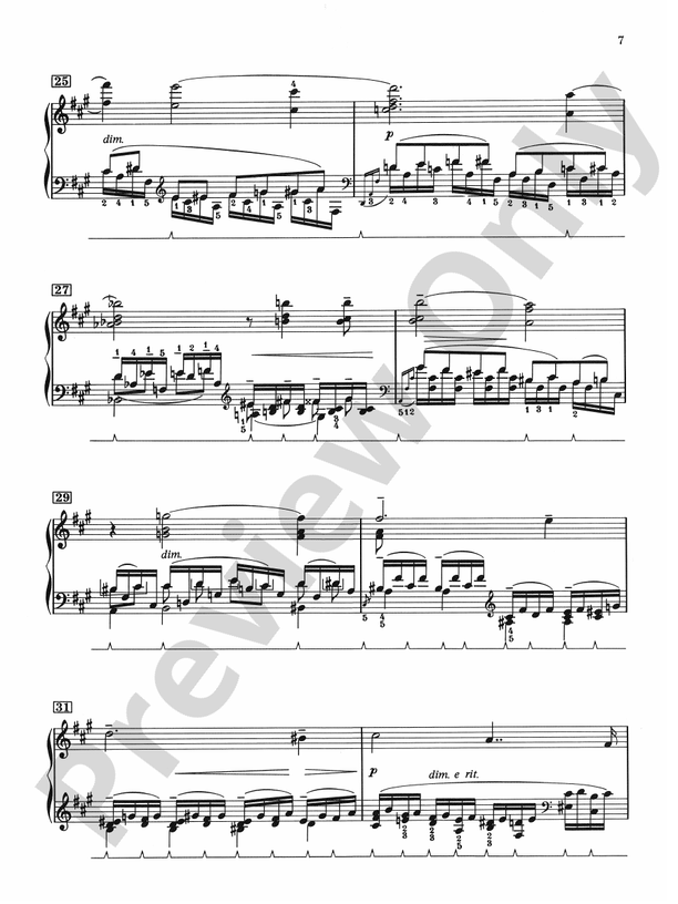 Rachmaninoff - Preludes, Opus 23 - Piano (Digital Download)