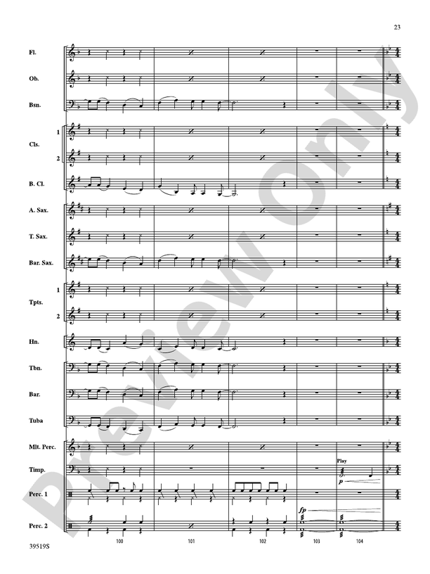 Zydeco Cajun Crawdad Dance - Concert Band Conductor Score & Parts (Digital Download)