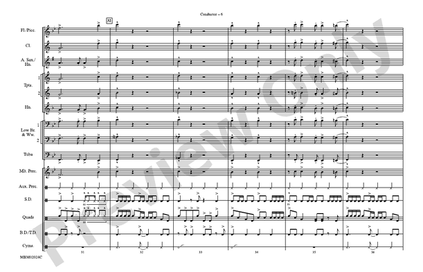 Na Na Hey Hey Kiss Him Goodbye (Arr. Doug Adams) – Marching Band Conductor Score & Parts (Digital Download)