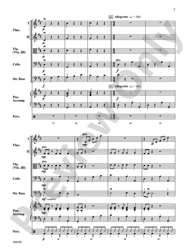 Uno, Dos, Bass! - String Orchestra Conductor Score & Parts (Digital Download)