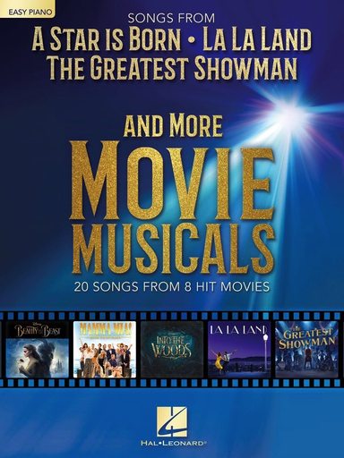 Songs From A Star Is Born, LaLaLand, The Greatest Showman & More Movie Musicals - Easy Piano Hal Leonard 287577