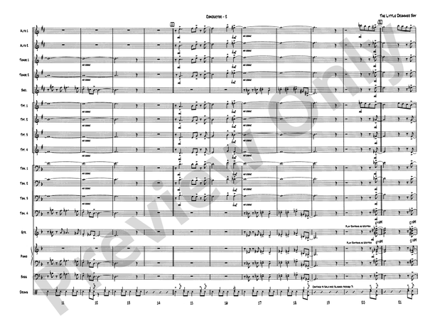 The Little Drummer Boy (Arr. Joe Jackson) - Jazz Ensemble Conductor Score & Parts (Digital Download)