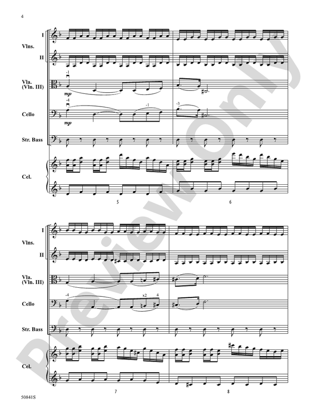 Mysteria Abyssi – String Orchestra Conductor Score & Parts