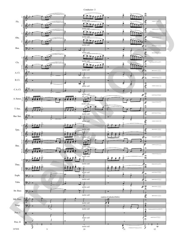 Buffalo Dances - Concert Band Conductor Score & Parts (Digital Download)