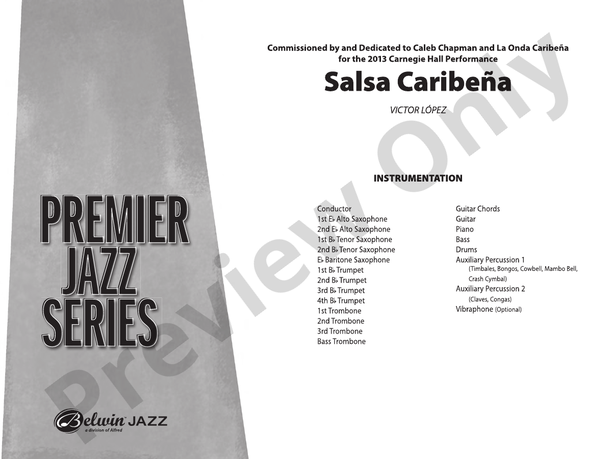 Salsa Caribena - Jazz Ensemble Conductor Score & Parts (Digital Download)