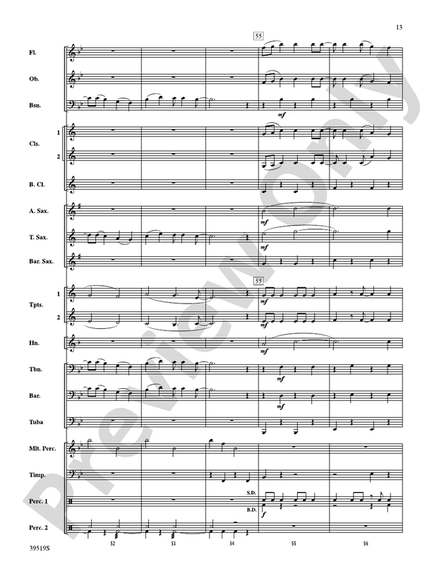 Zydeco Cajun Crawdad Dance - Concert Band Conductor Score & Parts (Digital Download)