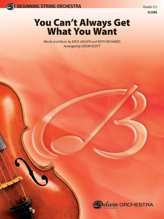 You Can't Always Get What You Want – String Orchestra Conductor Score & Parts (Digital Download)
