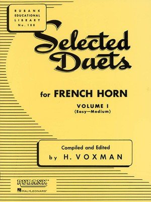 Selected Duets Volume 1 Easy to Medium - French Horn Duet Rubank 4471000