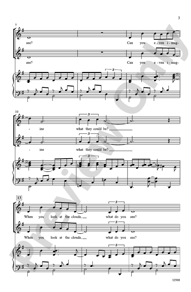 Clouds – 2-Part Choral Octavo (Digital Download)