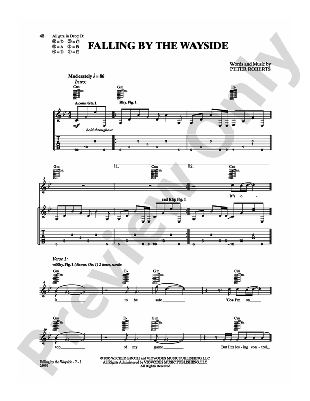 Falling By the Wayside - Guitar TAB (Digital Download)