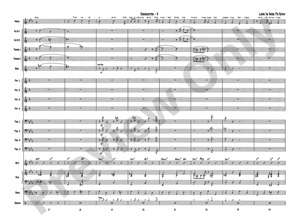 Love Is Here to Stay (Grade 3) - Jazz Ensemble Conductor Score & Parts(Digital Download)