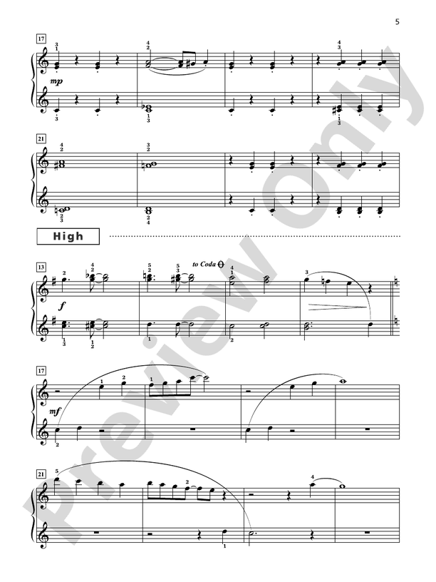 Grand Trios for Piano, Book 4: 4 Early Intermediate Pieces for One Piano, Six Hands  (Digital Download)