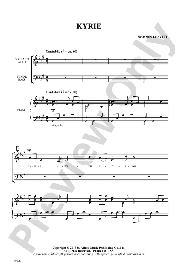 Missa Festiva – SATB Choral Octavo (Digital Download)