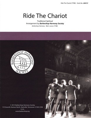 Ride the Chariot - TTBB Babershop Harmony Society Hal Leonard Octavo