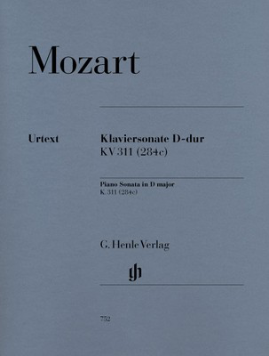 Sonata K 311 D Urtext - Wolfgang Amadeus Mozart - Piano G. Henle Verlag Piano Solo